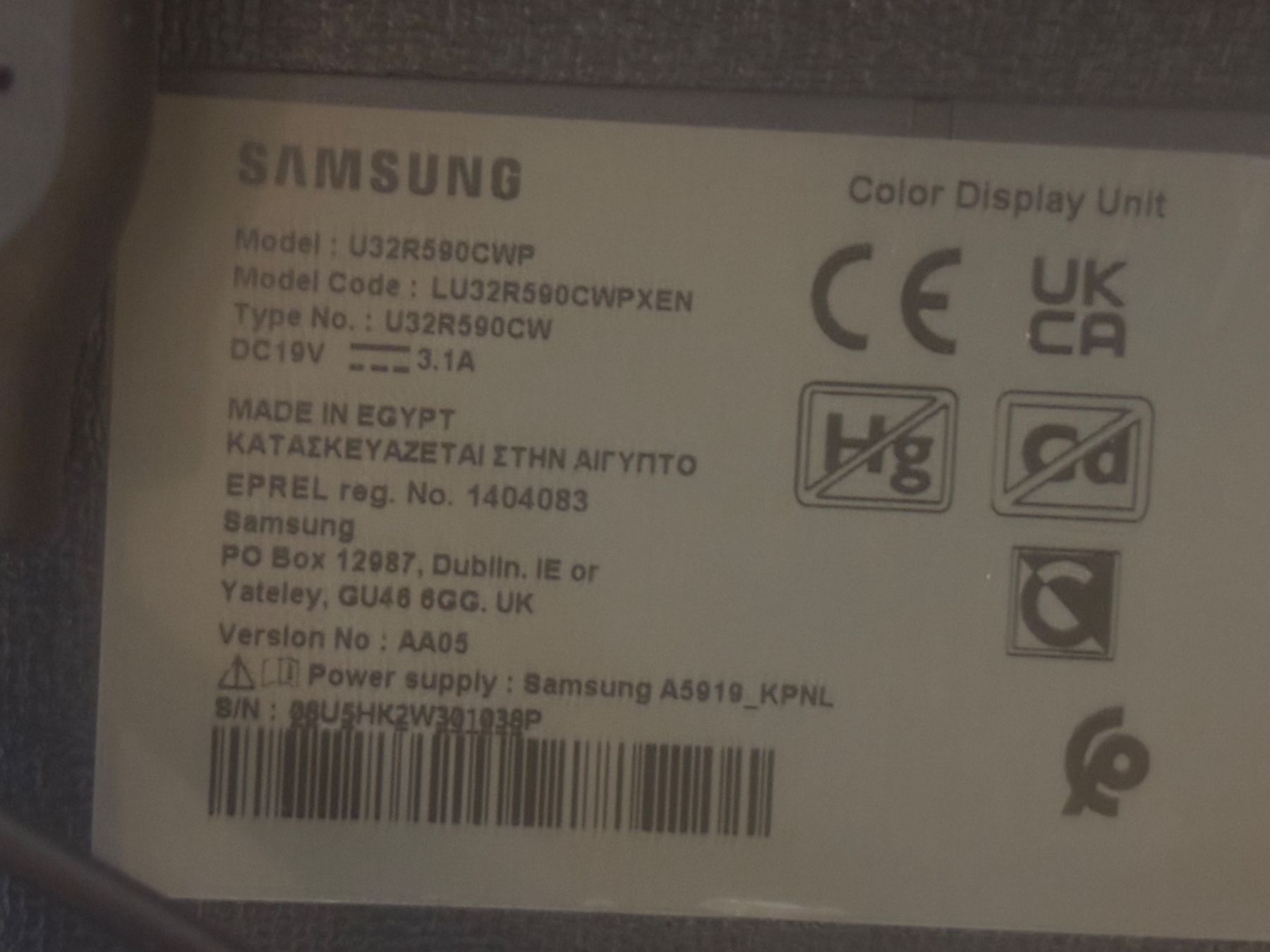 Samsung Monitor: Samsung Bildschirm – Usato da Zürich venduto da Csnoopi 2