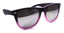Verspiegelte Bicolor Wayfarer Sonnenbrille matte SBU1028PNK