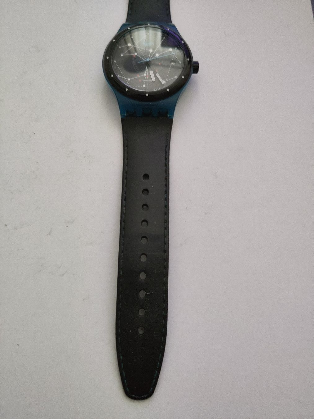 Swatch Montres: Swatch Uhr Automatic blau guter Zustand – D'occasion à Höri par Samsa9 4
