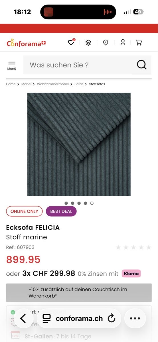 Sofas: Sofa – D'occasion à St. Gallen par ele_5pkr 2