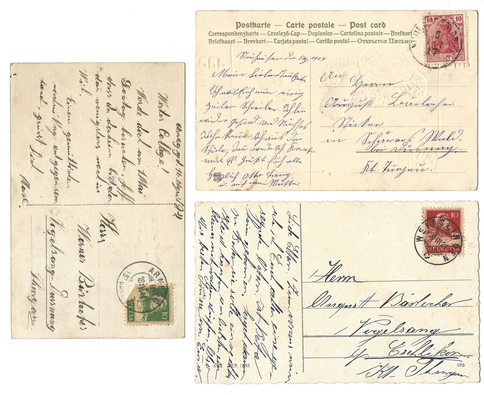 Cartoline postali: Herzliche Fröhliche Ostern Ostergrüsse – Usato da Frauenfeld venduto da Astra13 1