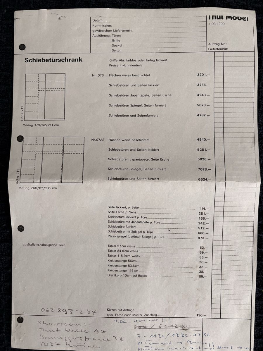 Schränke: Kurt Thut Kleiderschrank – Gebraucht aus Basel von summersun71 9