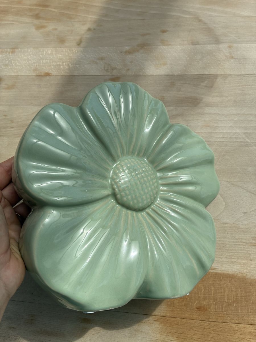Vasi & Recipienti: Wunderschöne Vase mintgrün in Blumenoptik  – Nuovo (secondo la descrizione) da Wolfwil venduto da NewGirl 2