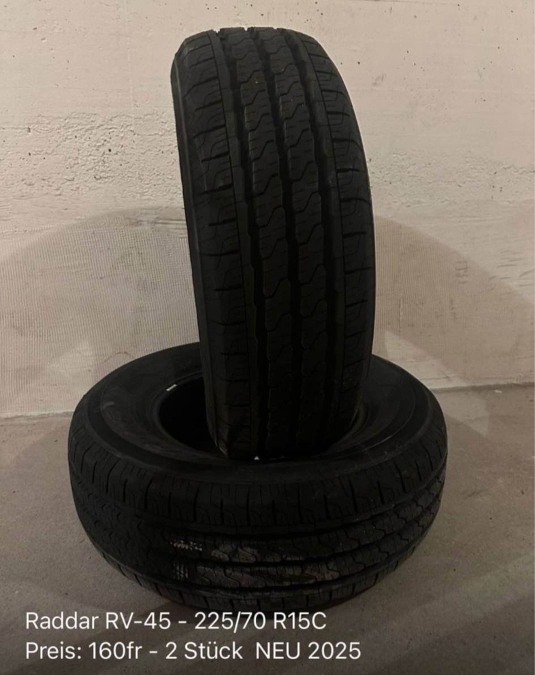 Raddar RV-45 225/70 R15C, NEU! 2 Stk. (Neu und originalverpackt) in ...