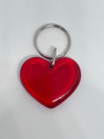 Portachiavi a forma di cuore rosso
