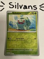 Bilbasaur Reverse Holo 001/165 MEW 151 Englisch