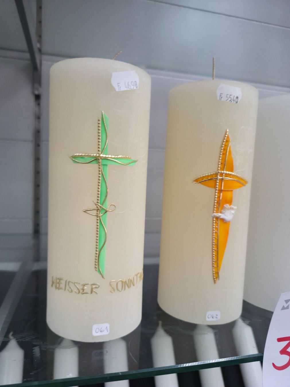 Candele: 374 Posten Kerzen handbemalt aus Liquidation – Nuovo (secondo la descrizione) da Derendingen venduto da Meisterstuecke 2