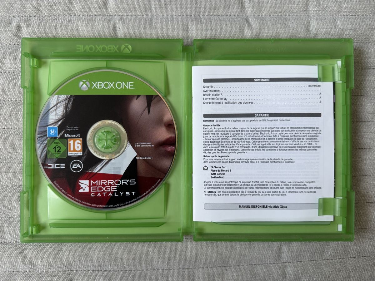 Microsoft Giochi: Mirror's Edge Catalyst für Xbox One – Usato da Thunstetten venduto da Virus_33 1