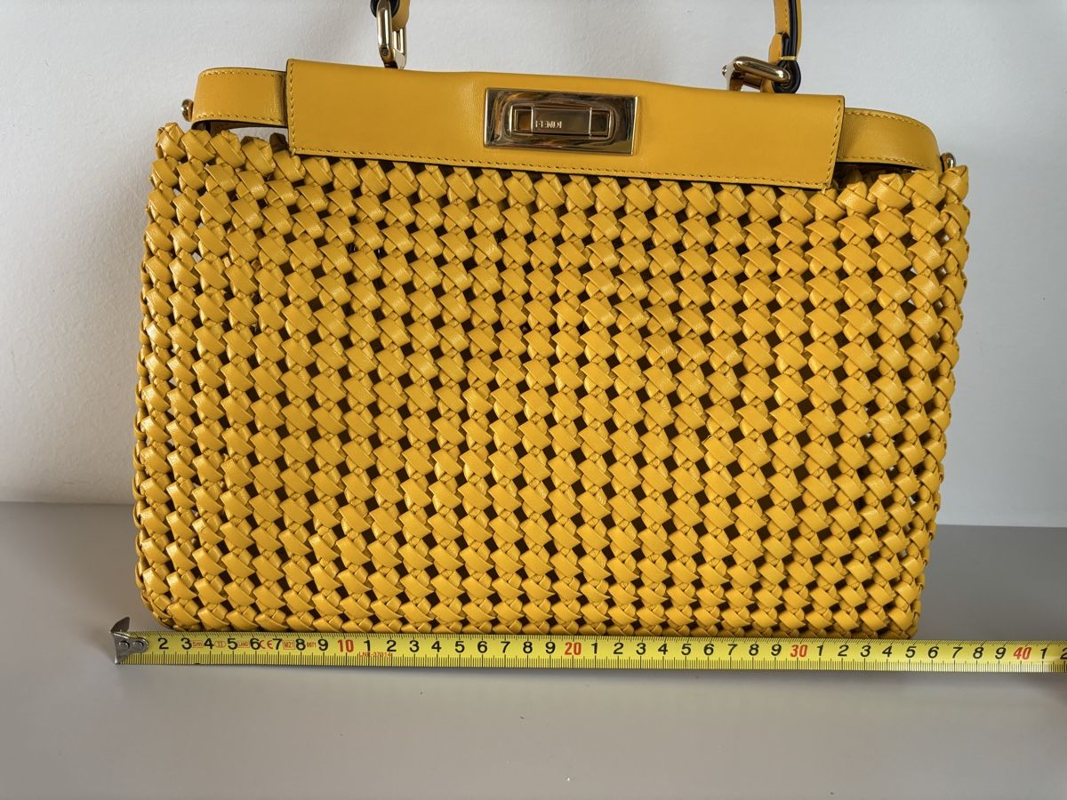 Fendi Taschen für Damen: Fendi Peekaboo woven leather handbag in MEDIUM – Neu (gemäss Beschreibung) aus Uster von dan_n69f 7