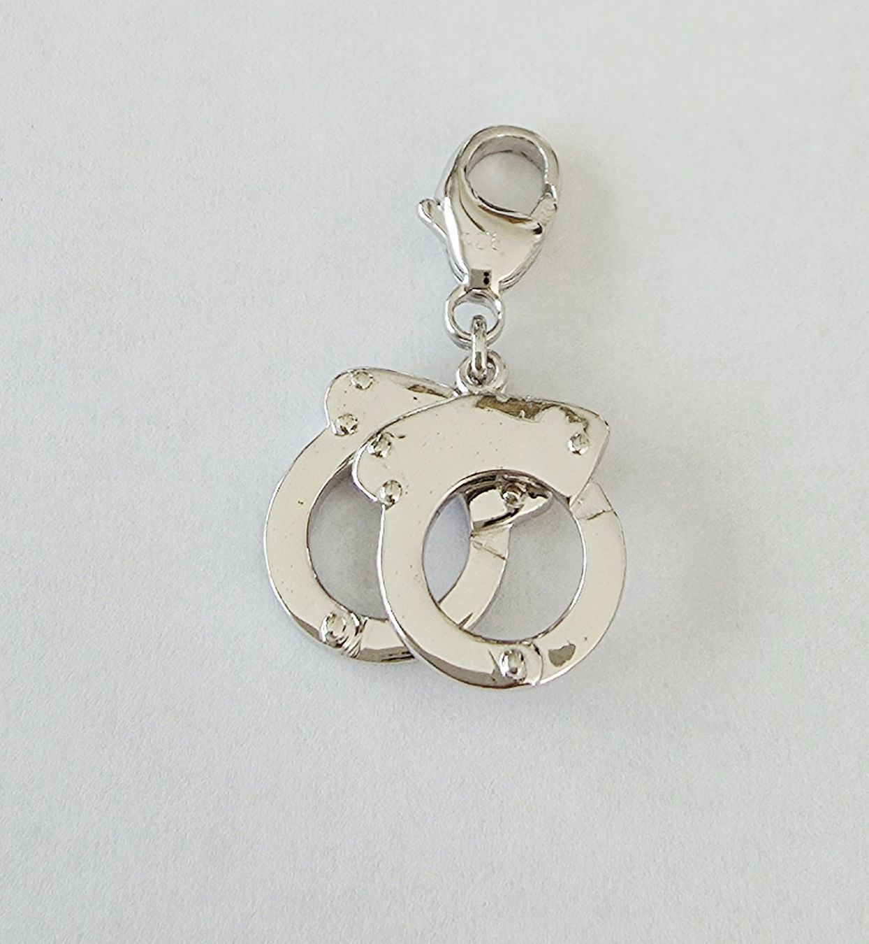 Anhänger: Charm " Handschellen" Silber 925 (rhodiniert) - Neu – Neu und originalverpackt aus Uetikon am See von Coralreef 1