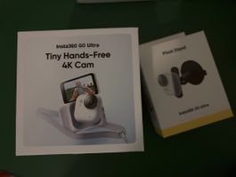 Insta360 GO Ultra Pivot Stand Tiny Hands-Free 4K