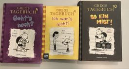 Gregs Tagebuch Bände 4, 5 und 10 für Kinder & Jugendliche