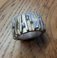 Ring Damenring Silber mit 4 Zirkonia Grösse 52cm