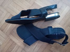 schwarze Sandalen Gr. 41