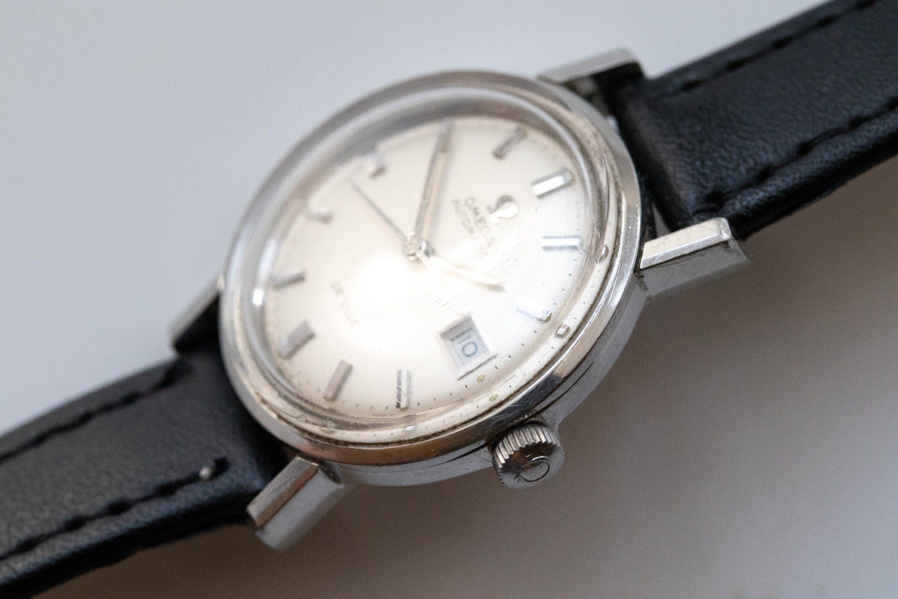 Omega Orologi: Omega Seamaster DeVille Date Automatic Luxusuhr/Damenuhr -9X – Usato da Zürich venduto da papsas 2