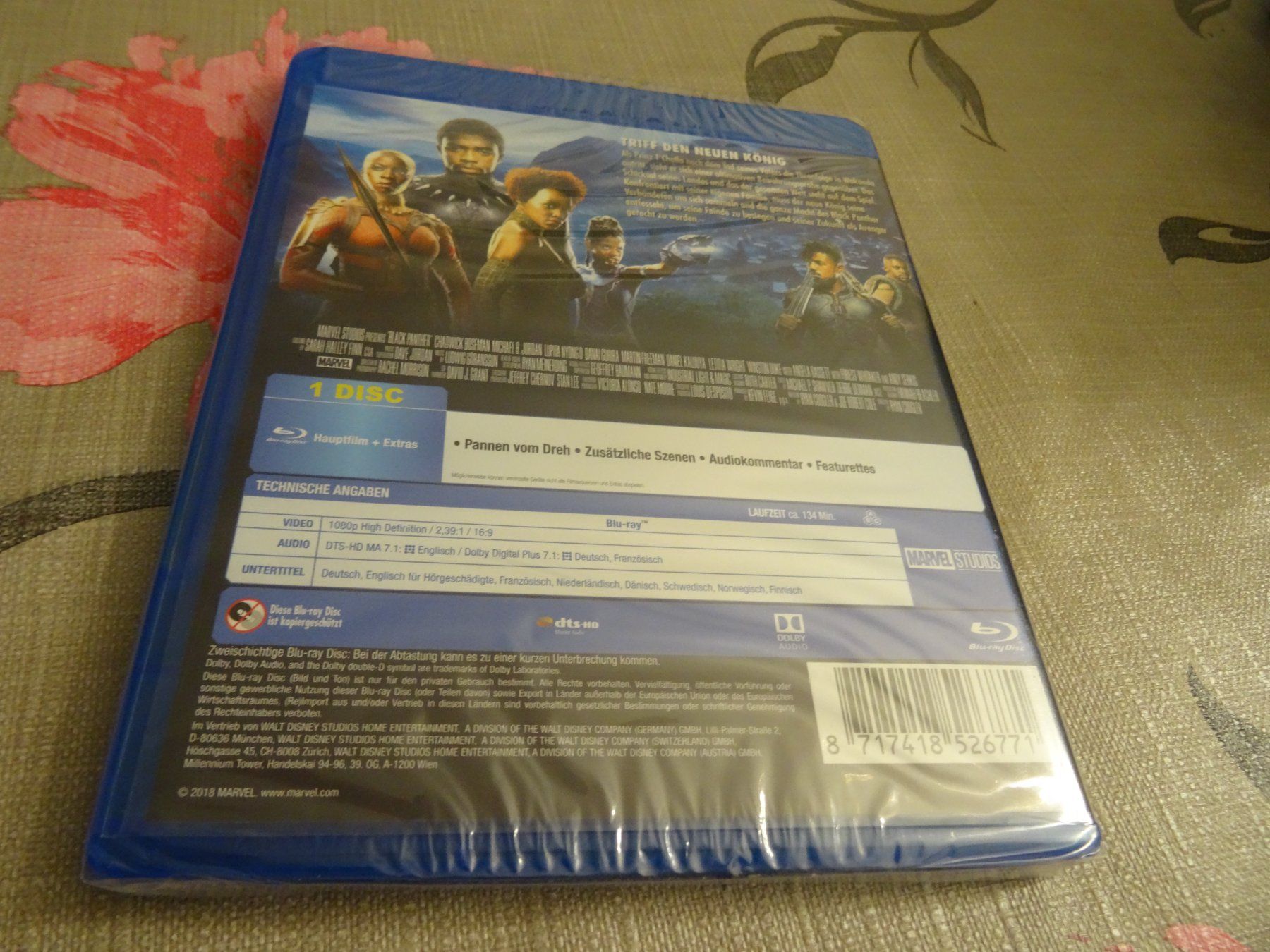 Tutti i DVDs: Black Panther BLU-RAY NEU – Nuovo e nell'imballaggio originale da Olten venduto da Disc-Verkauf 1