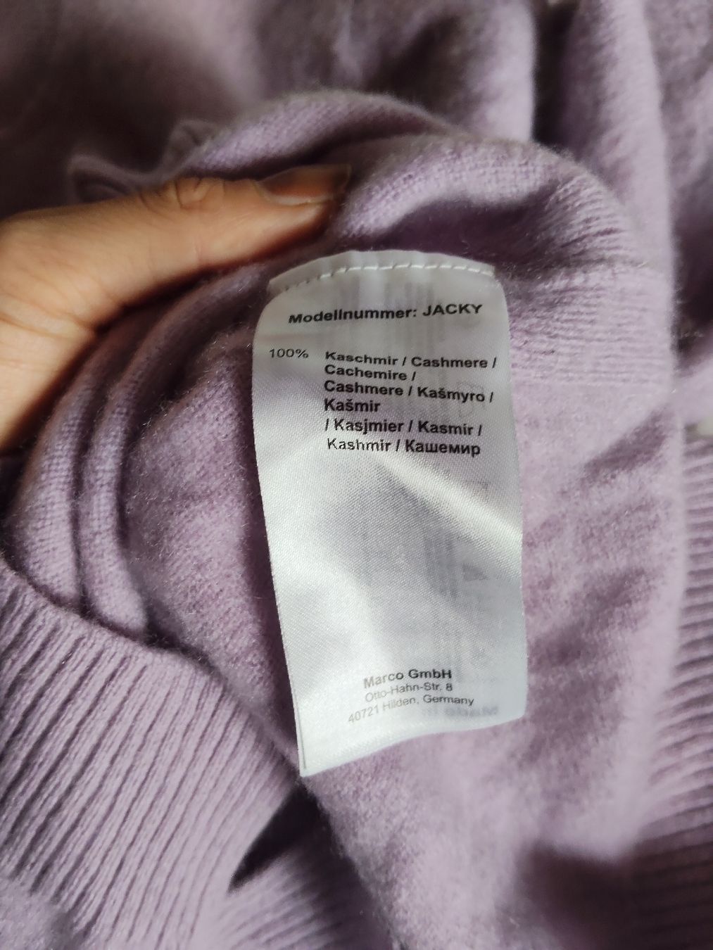 Maglioni & Felpe: 100% Kashmir Pullover Lavendel S/XS – Usato da Wil SG venduto da Peachy 1
