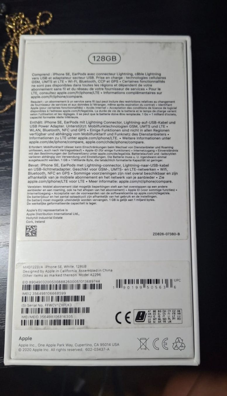 Apple Telefoni cellulari / Smartphones: Apple iPhone SE 128GB (White) – Usato da Wetzikon ZH venduto da ber_d7jl 5