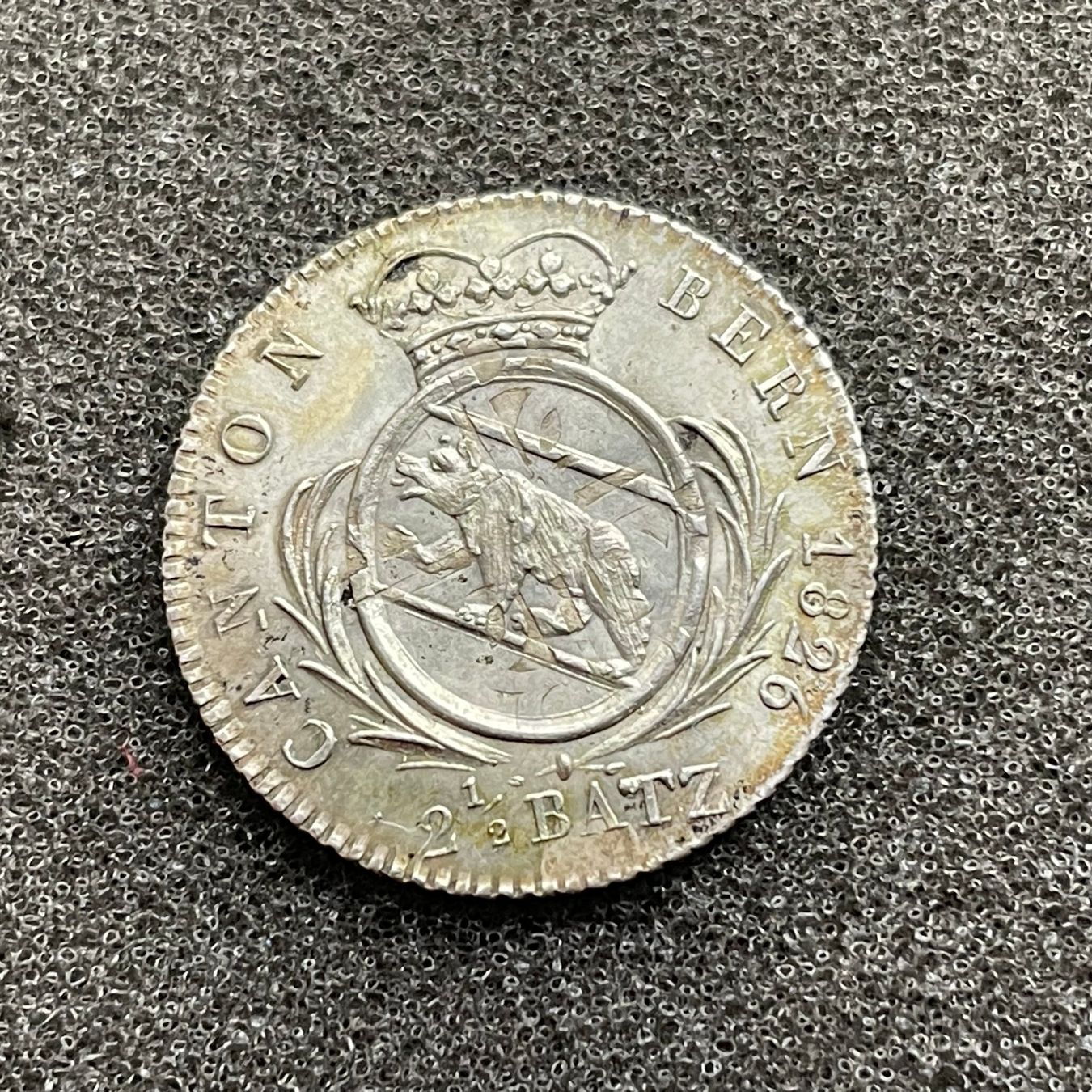 Tutti le monete: 2 1/2 Kanton Bern 1826 -unc – Usato da Reitnau venduto da tb-muenzen 3