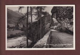 Bergell - Strasse nach Promontogno - SCHLOSS CASTELMUR