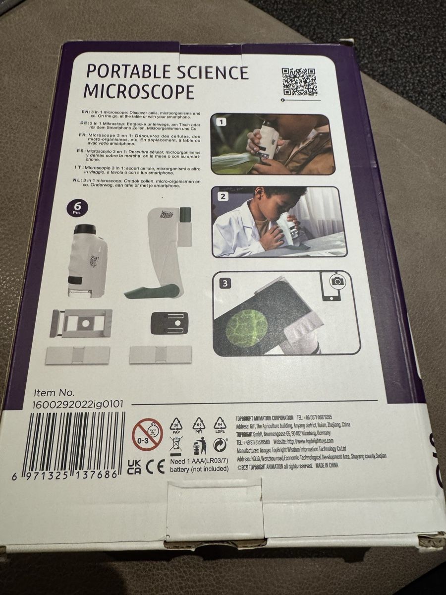 Microscopi: Portable Science Microscope – Nuovo (secondo la descrizione) da Münchenstein venduto da ArleneLM 2