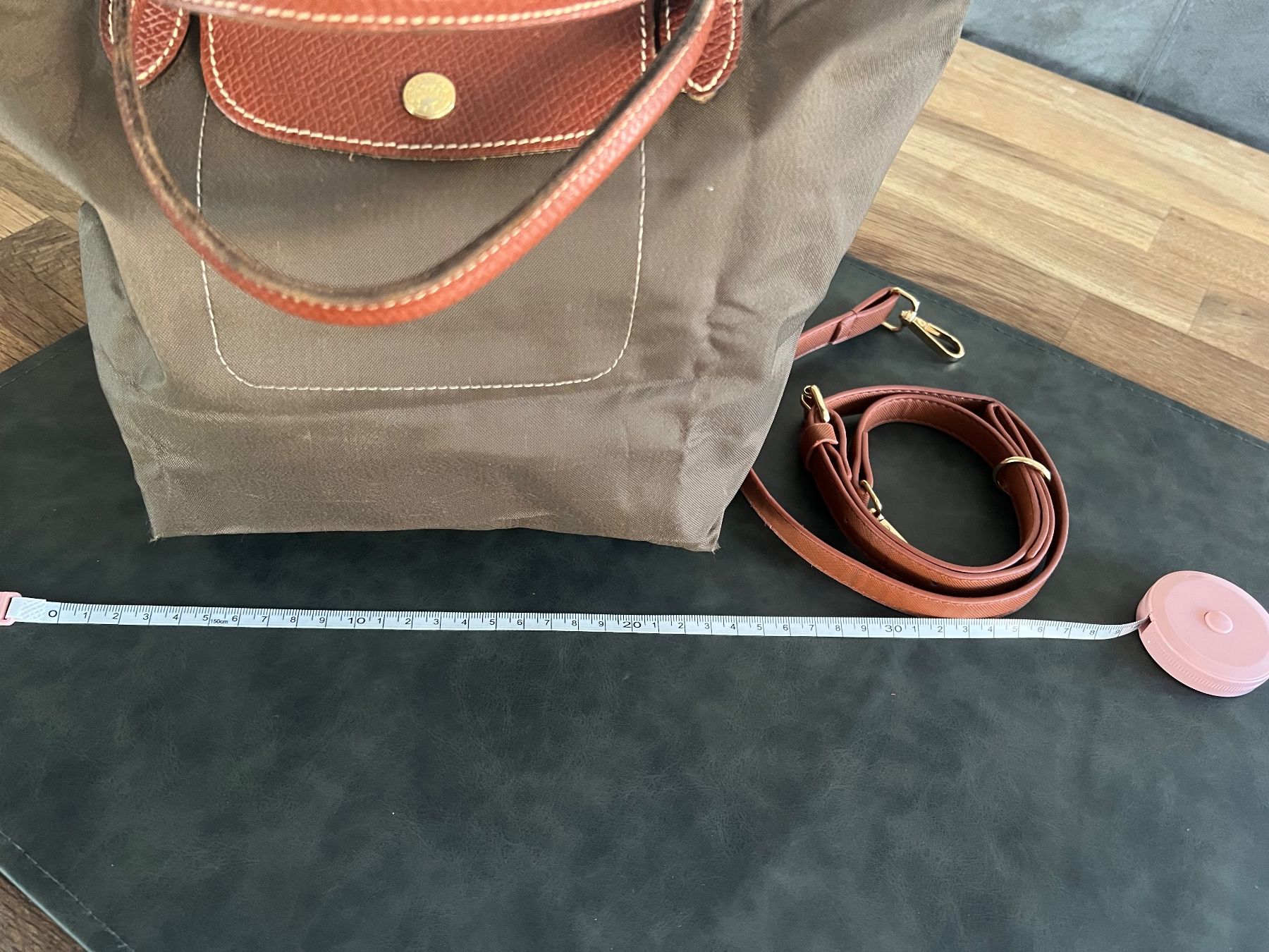 Longchamp Borse da donna: Longchamp Le Pliage Handtasche Shopper Khaki – Usato da Schlieren venduto da NaLeAl