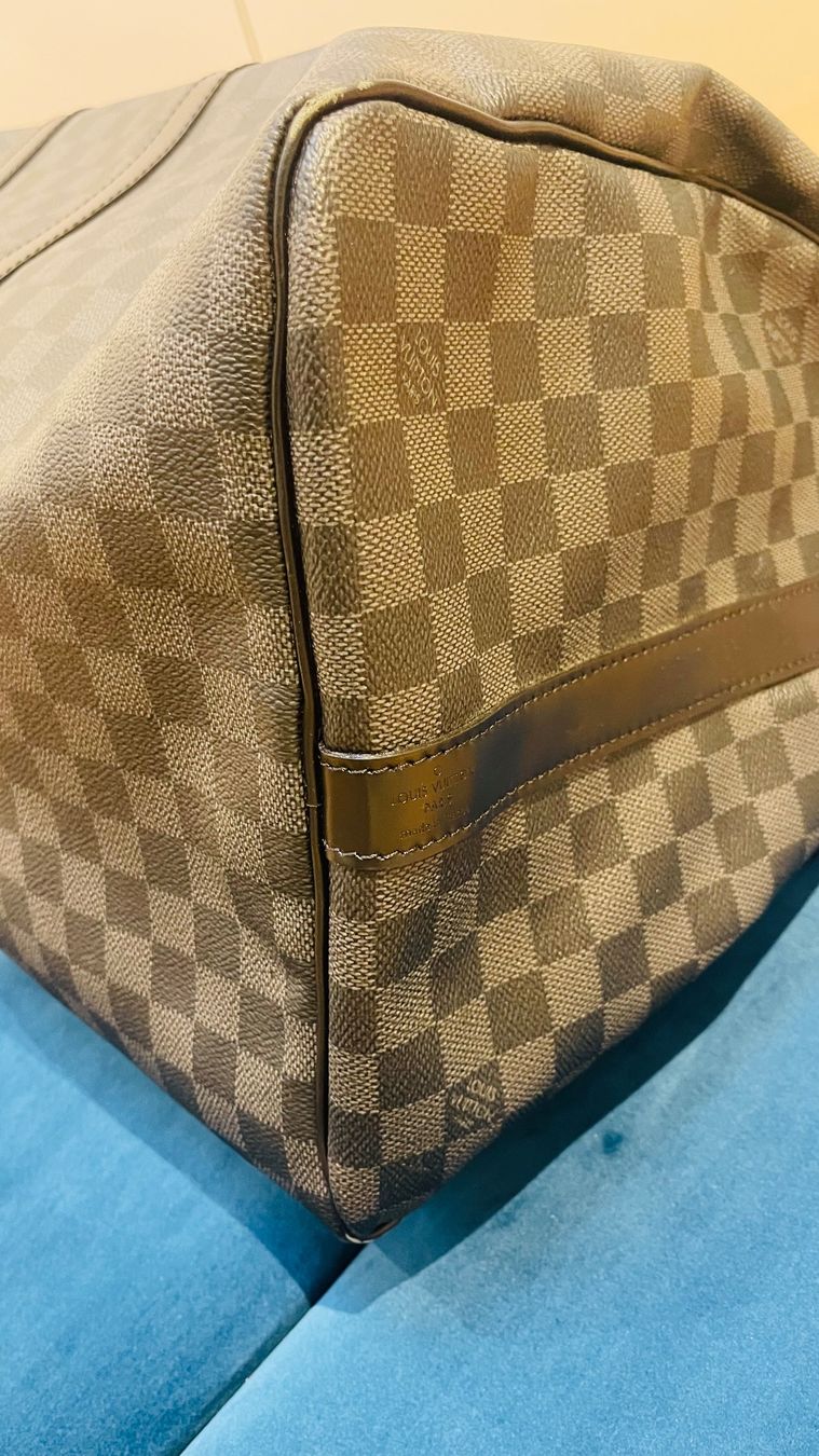 Louis Vuitton Borse: ORIGINAL Louis Vuitton Reisetasche Keepall 55 Damier Graphit – Nuovo (secondo la descrizione) da Oberbuchsiten venduto da aria783 7