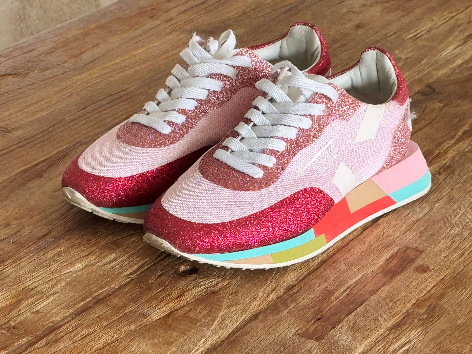 Scarpe da donna: Sneaker GHOUD Rosa Glitzer – Usato da Weesen venduto da nice-to-have-23