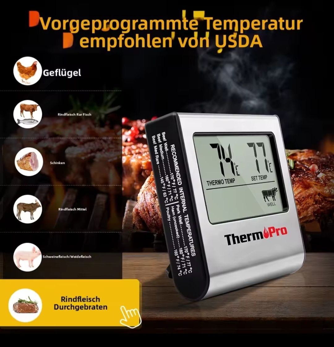 Altro per la casa: ThermoPro Bratenthermometer - Grillthermometer, Neu! – Nuovo e nell'imballaggio originale da Rüegsauschachen venduto da Solex-Driver 2