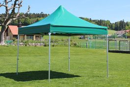Gardeko Faltzelt 3x3 PVC Dach Weidezelt Pavillon Gartenzelt