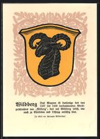 Künstler-AK Wildberg, Gemeindewappen