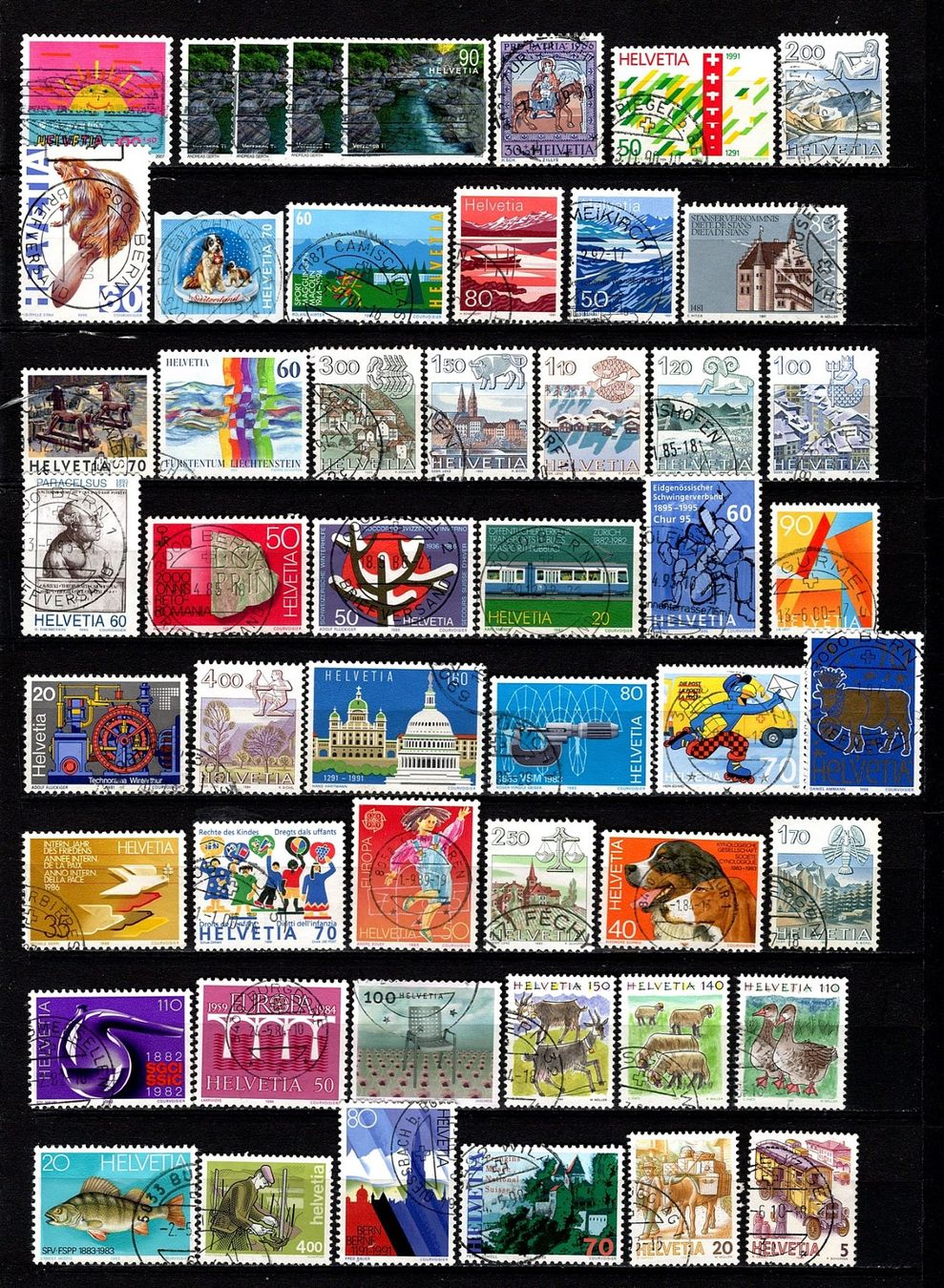 Tutti i francobolli: Sammlung Schweiz (876) – Usato da Burgdorf venduto da blinky01 2