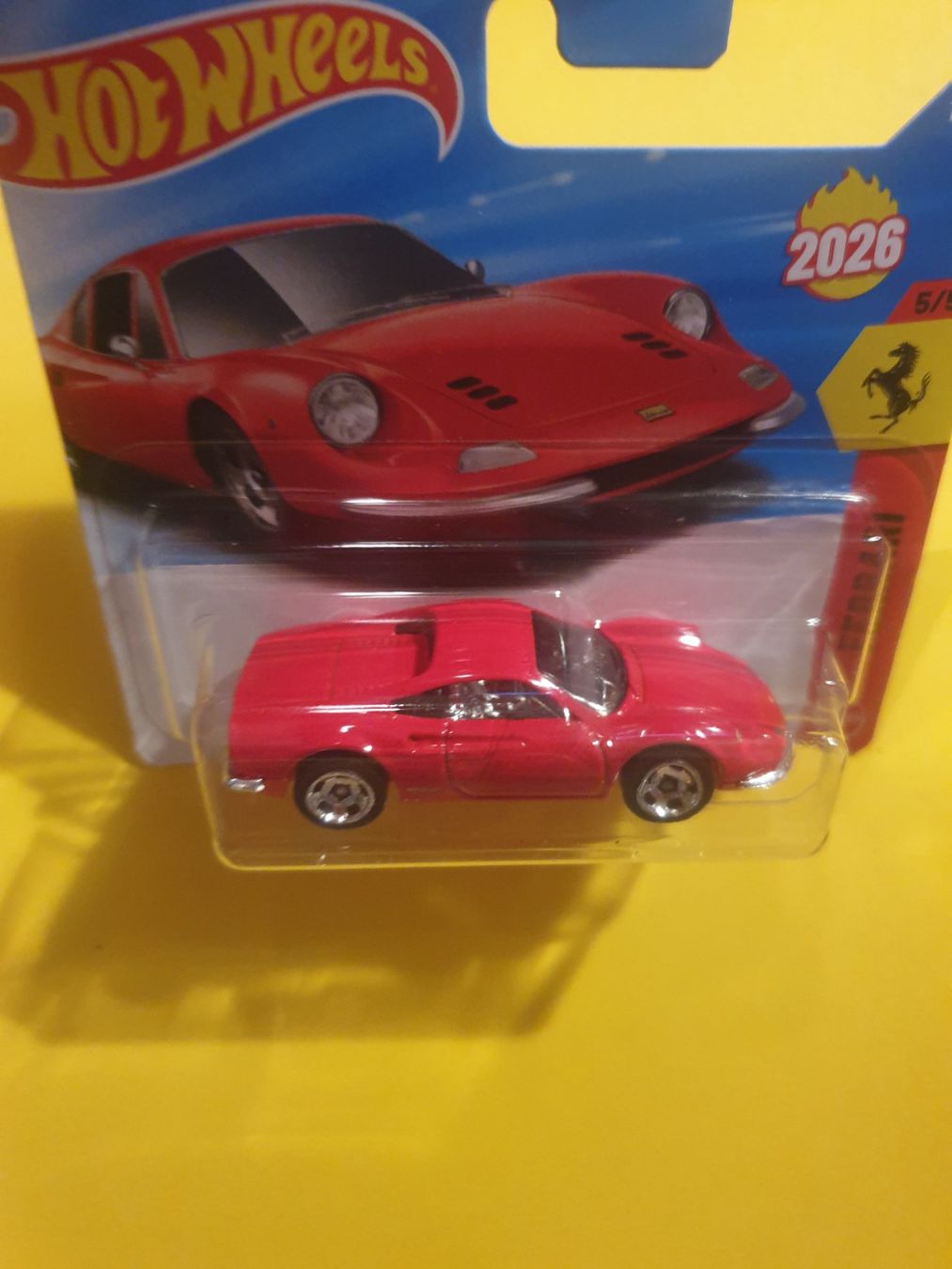Hot Wheels Modellini d'auto: Hot Wheels DINO 206 GT – Nuovo e nell'imballaggio originale da Oftringen venduto da Rotor 2