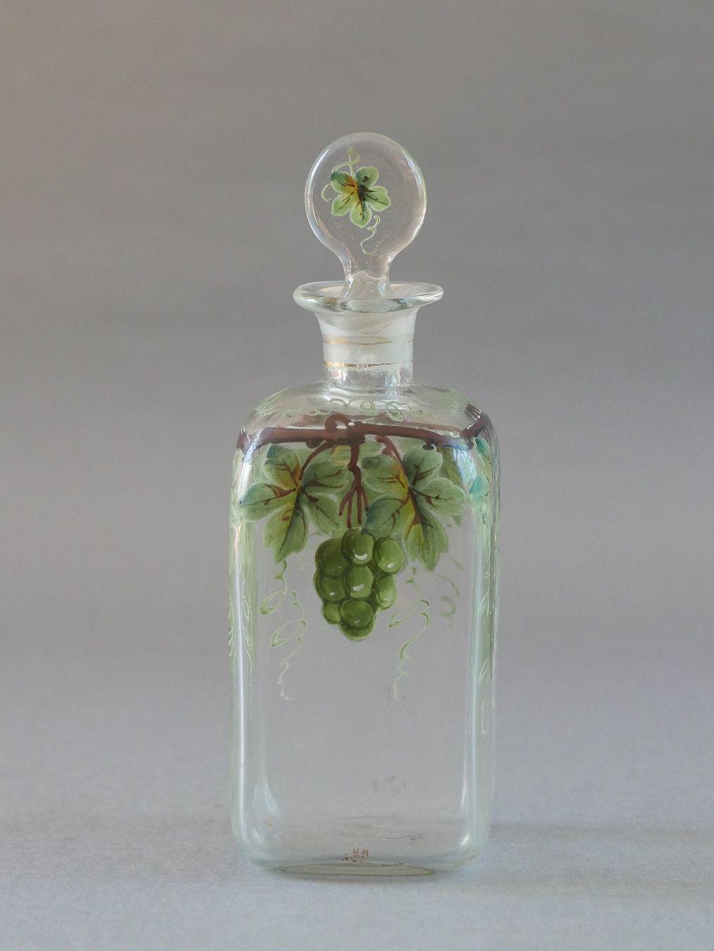 Carafes: GLAS-KARAFFE EMAILLEMALEREI UM 1900 – D'occasion à Balgach par Zwischenraum 6