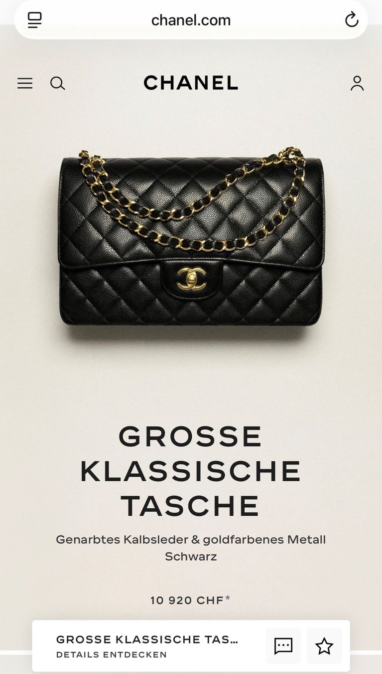 Chanel Sacs femmes: CHANEL Classic Flap Bag – Large – Neuf (Voir description) à Neuenhof par marieclaireclaus 5