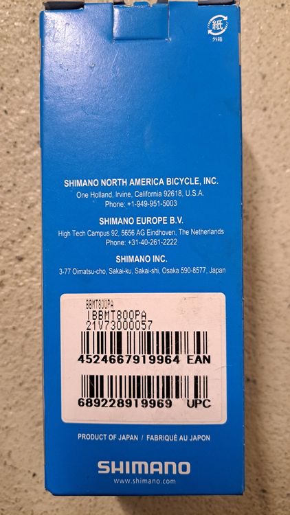 Movimento centrale per bicicletta Shimano BB-MT501 Hollowtech II 68/73 / XNUMXmm (BSA
