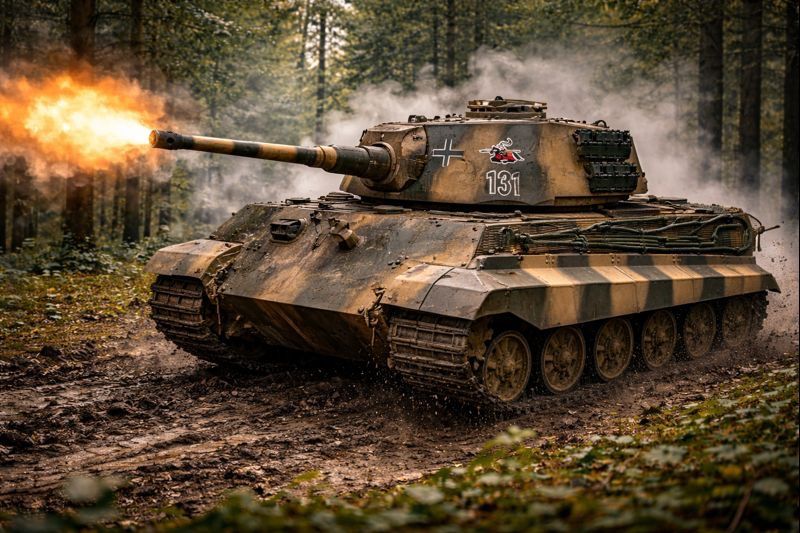 Modellismo RC: Torro RC Königstiger Panzer 1/16, mit Holzbox! – Usato da Laufenburg venduto da smoritz01 1