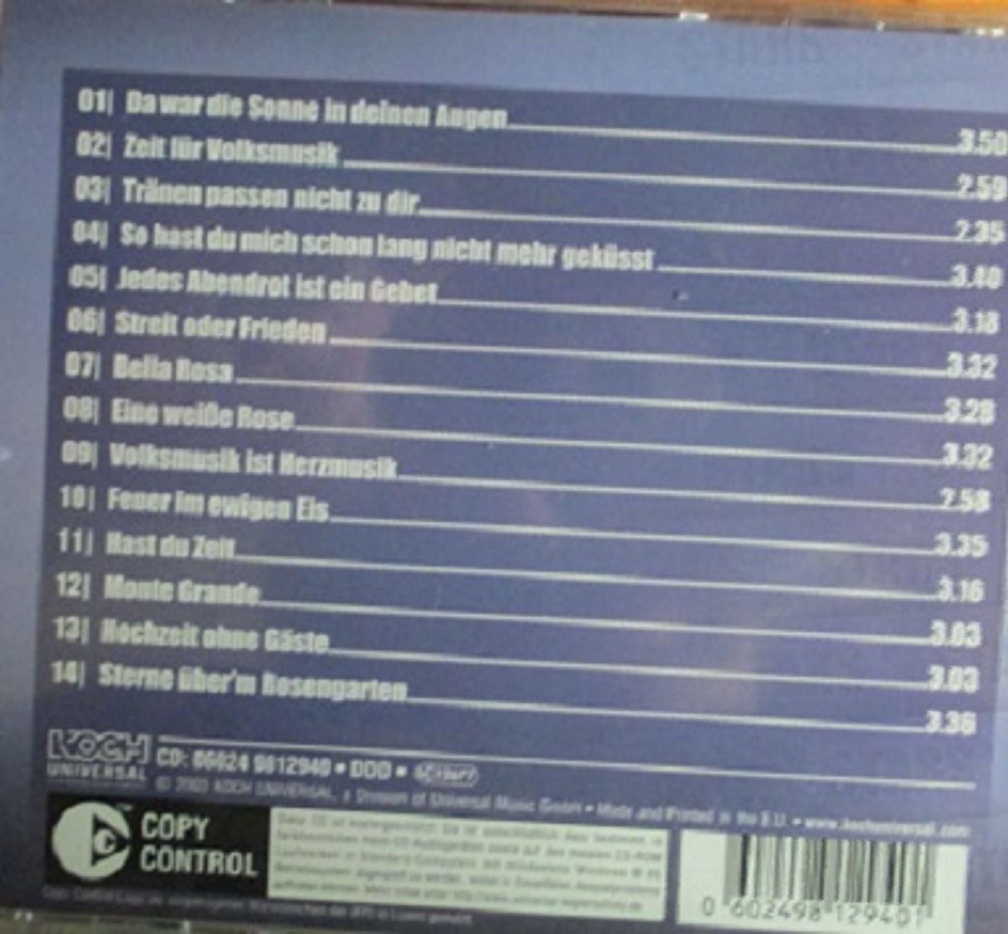 CD: Kastelruther Spatzen / CD – Nuovo e nell'imballaggio originale da Flumenthal venduto da novbra 1