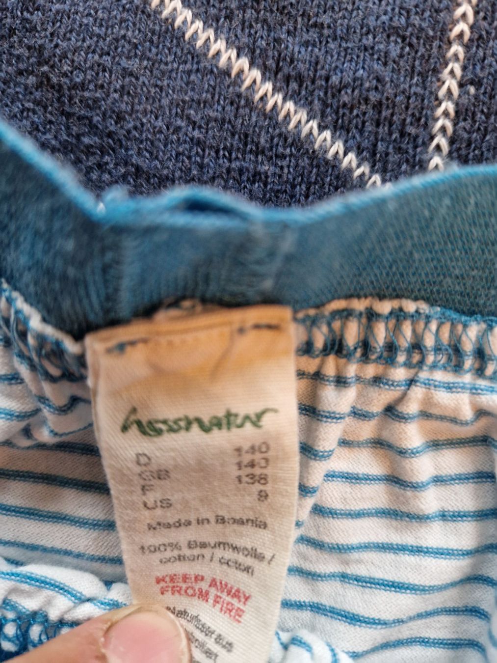 Hessnatur Pyjamas & Ähnliches: Hessnatur Pyjama Hose gestreift 140 BIO – Gebraucht aus MUEHLAU von ibo_5c7d 1