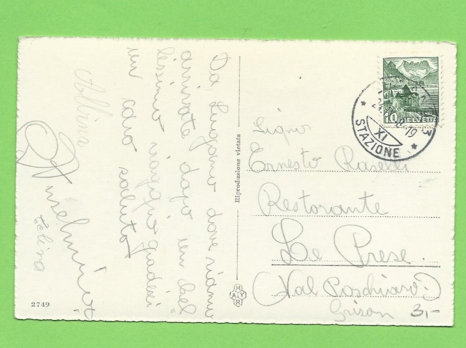 Cartoline postali: Lugano – Usato da Zürich venduto da t24_de 1