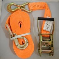 5 Stück Spanngurt/Spannset mit Rundhaken, 4 T x 12 M