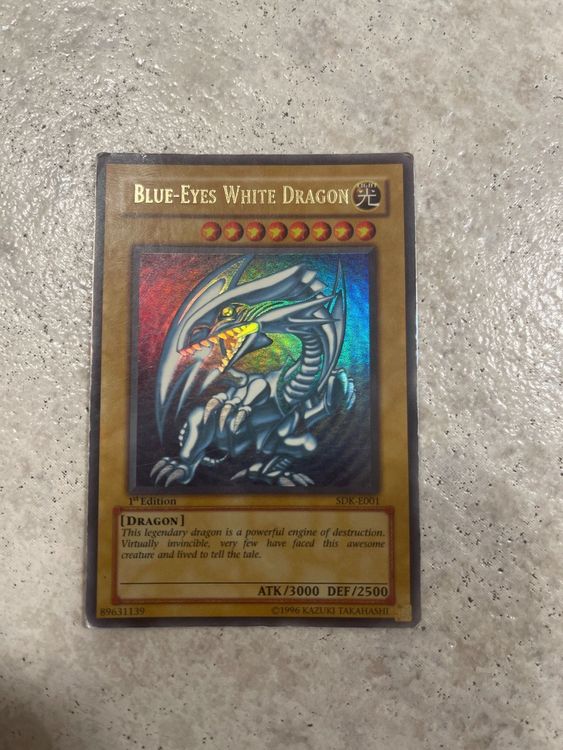 1st Edition BlueEyes White Dragon holo Kaufen auf Ricardo