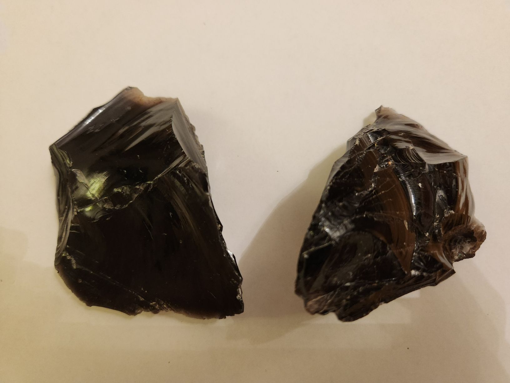 Mineralien & Heilsteine: Lot de 2 magnifiques obsidiennes – Gebraucht aus Territet von Cenh 5