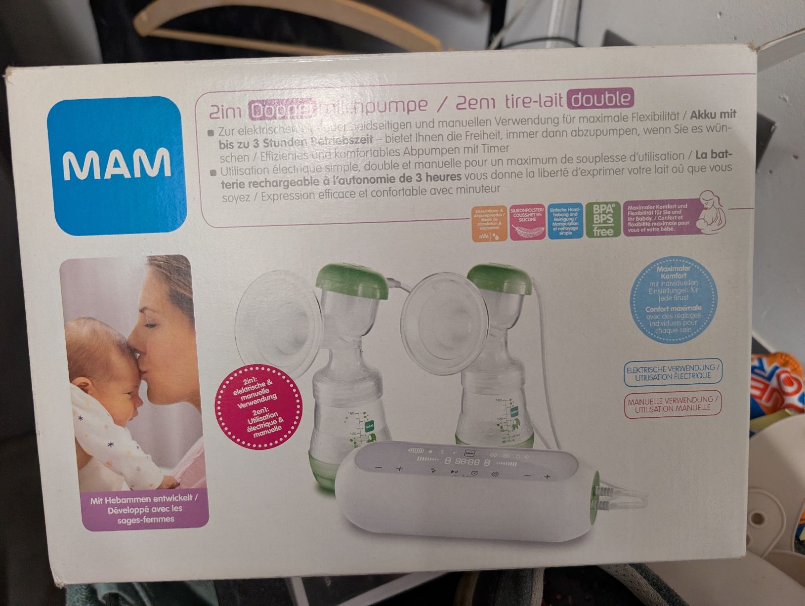 Mam Accessori per l’allattamento: Tire lait électrique Mam – Usato da Blignou (Ayent) venduto da dyl_yxb5