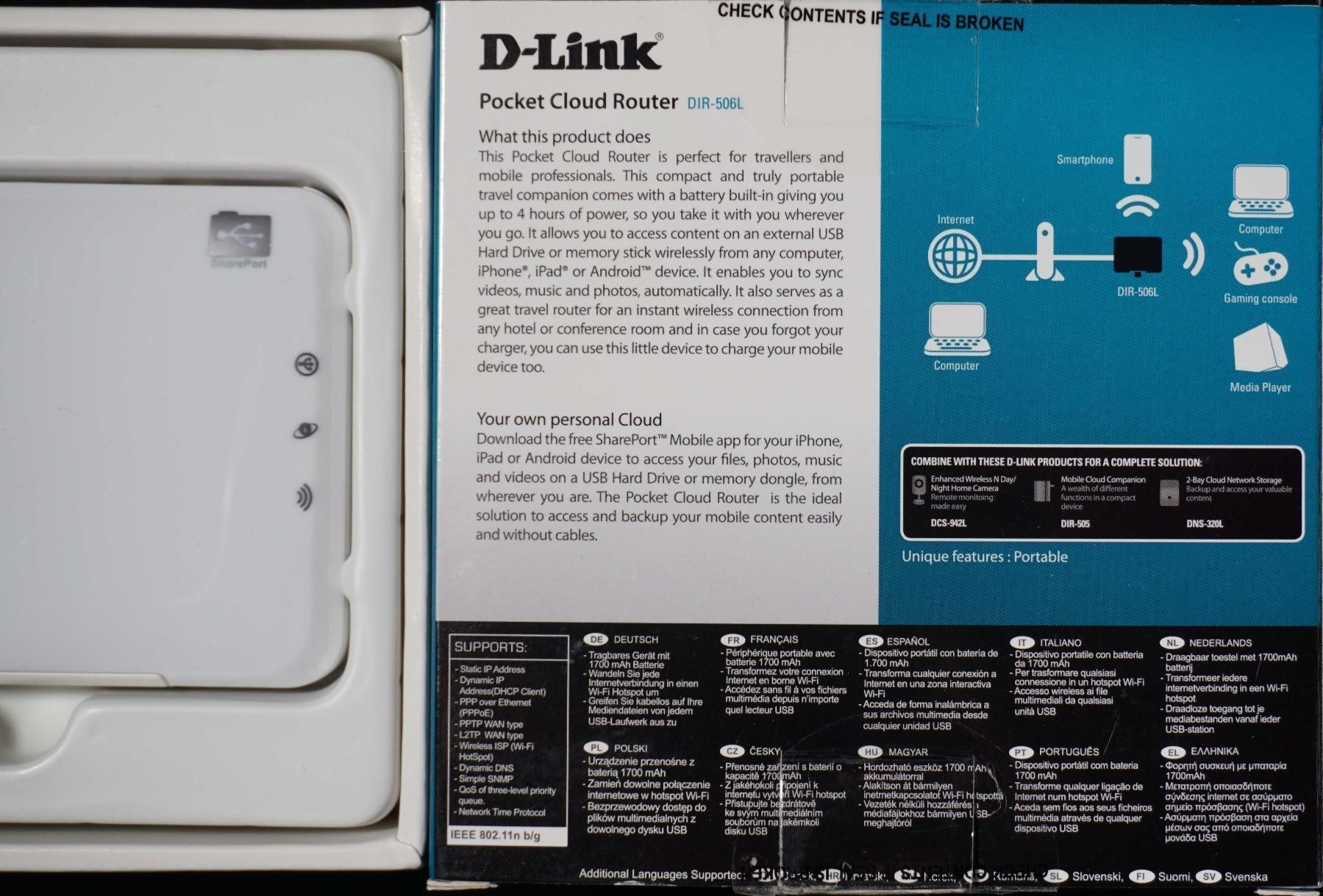 WiFi: D-Link Pocket Cloud Router DIR-506L – Nuovo e nell'imballaggio originale da St. Gallen venduto da Acer0110 1