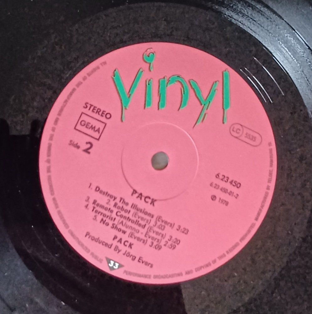 Dischi in vinile: PACK - Vinyl 1978 DE Rock/Punk – Usato da Hägendorf venduto da Plattenhardt 3