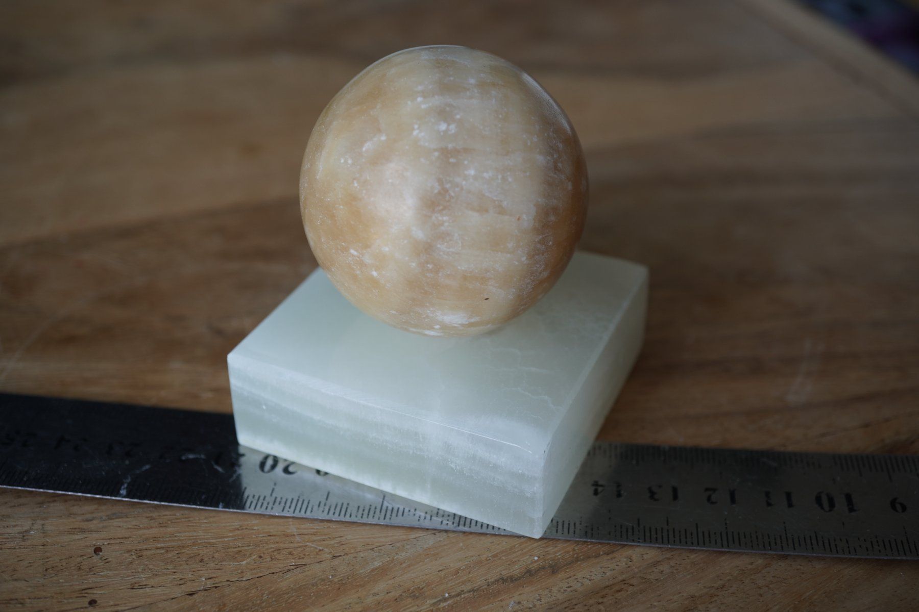 Mineralien & Heilsteine: Clacit Gelb    Kugel mit Base     Räumung – Neu und originalverpackt aus Eschenbach SG von topstone 4