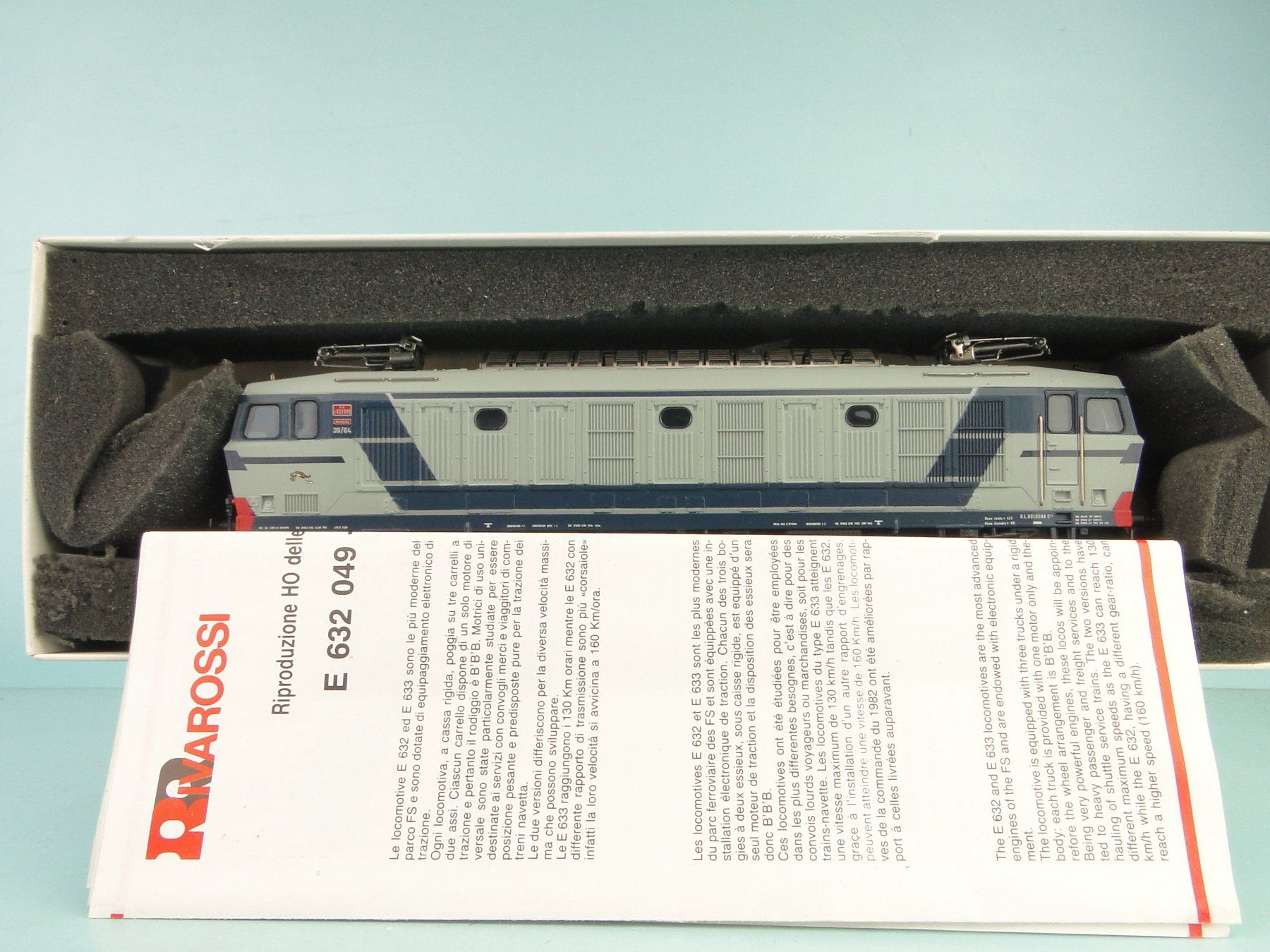 Rivarossi Modellini di ferrovie: Rivarossi H0 1472 FS Ellok E 633 "Tigre" – Usato da Bülach venduto da cann11 7