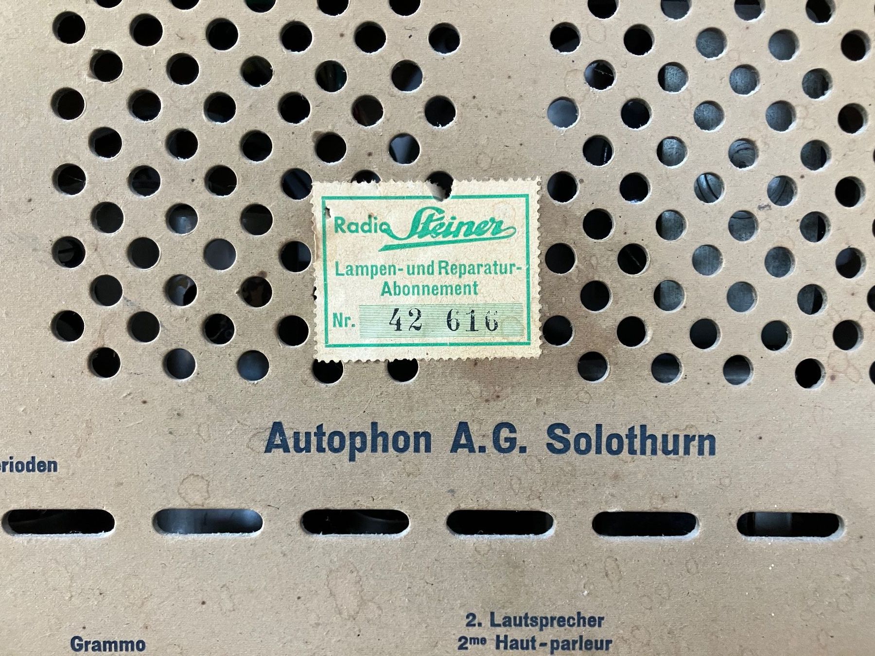 Radios: Röhrenradio Autophon AG Solothurn Typ LUX 81 – Gebraucht aus Ennetbürgen von meichtri 3