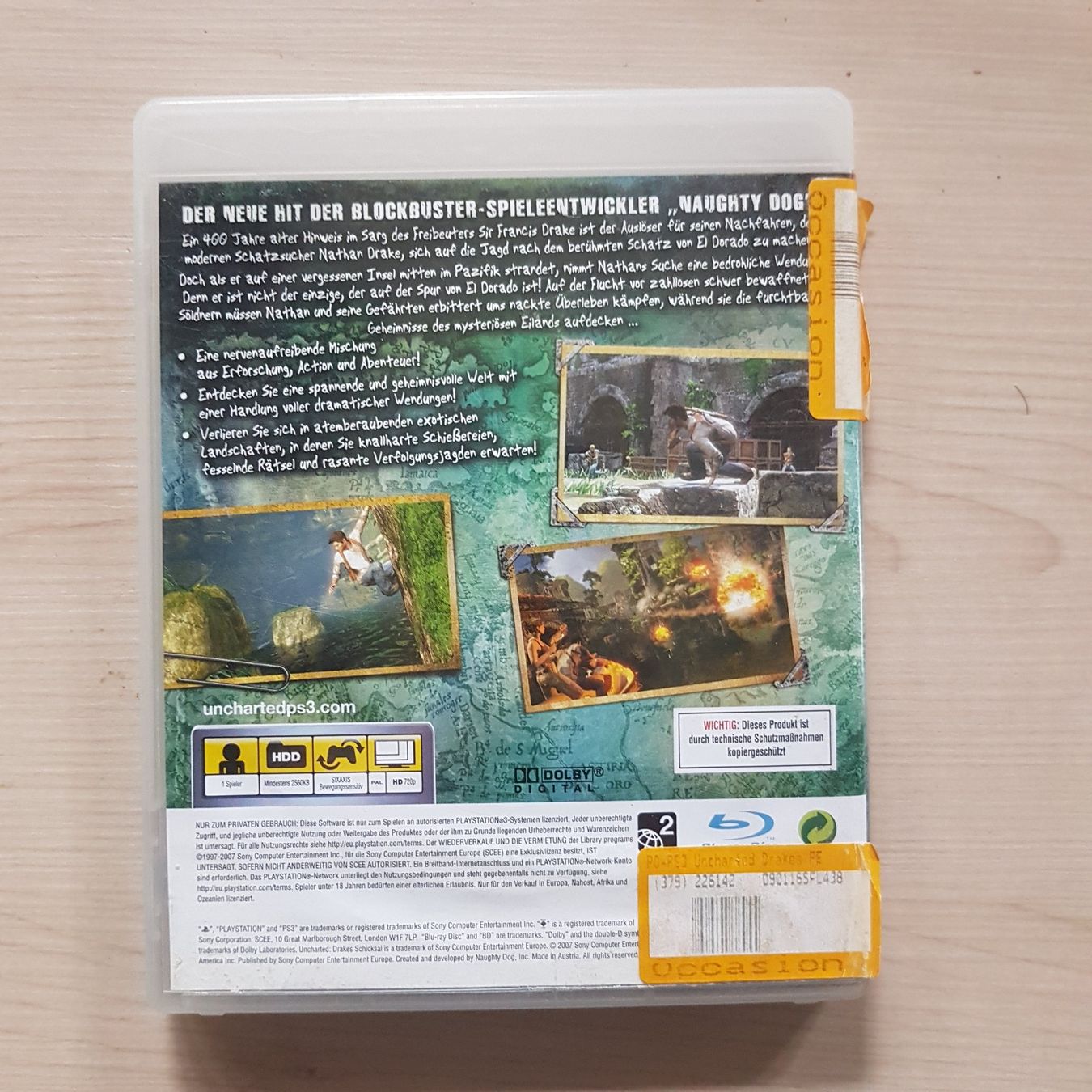 Giochi: Uncharted Drake's Schicksal PS3 – Usato da Uetendorf venduto da oinkioink88 1